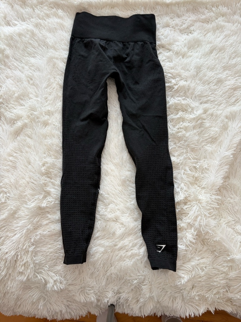 Gymshark Vital Seamless 2.0 Leggings Black Marl XS - Picture 3 of 7